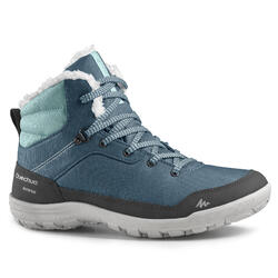 SH100 女式冬季防水保暖徒步鞋 中帮 