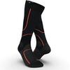 肌肉护腿跑步袜 - 黑色/红色