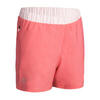 女孩运动短裤AT 100 -粉色