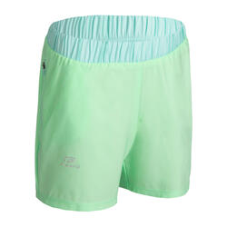 女孩运动短裤AT 100 -绿色