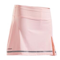 女童网球短裙900-粉色
