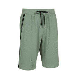 男式基础健身修身棉质短裤 带口袋 520系列 - 绿色