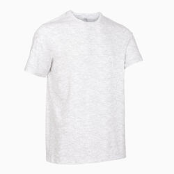 基础健身弹性棉 T 恤 - 白色