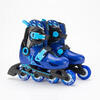 儿童直排轮溜冰鞋鞋- Blue/Black