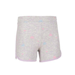 幼童体能短裤500系列 男女通用 - 灰色/粉色
