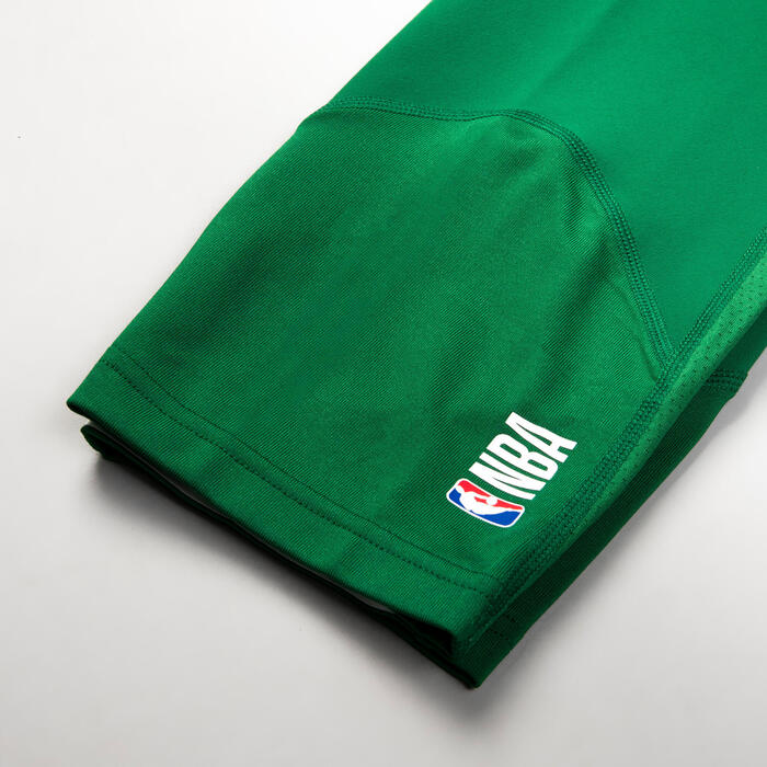 成人篮球紧身裤Capri - 绿色/NBA 波士顿凯尔特人