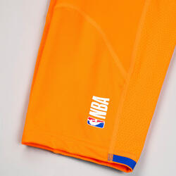 成人篮球紧身裤 Capri - 橙色/NBA 纽约尼克斯