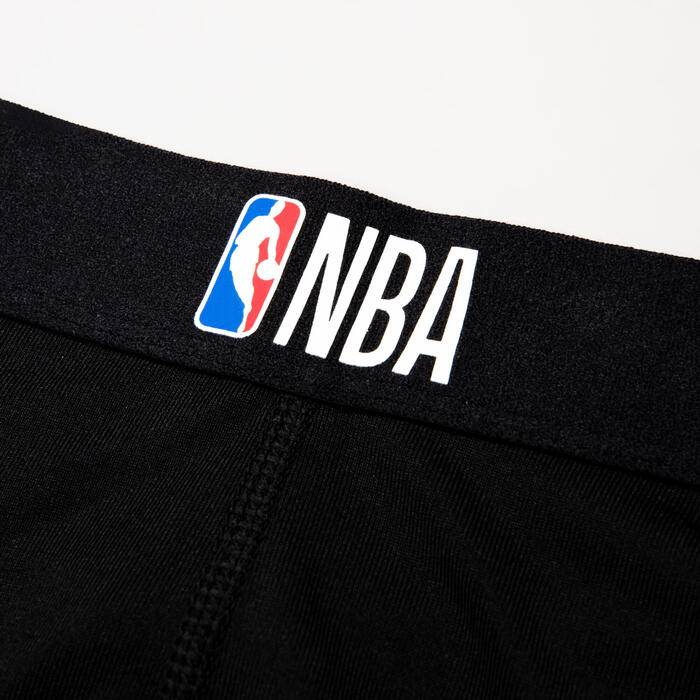 男孩/女孩篮球紧身裤Capri - 黑色/NBA 洛杉矶湖人