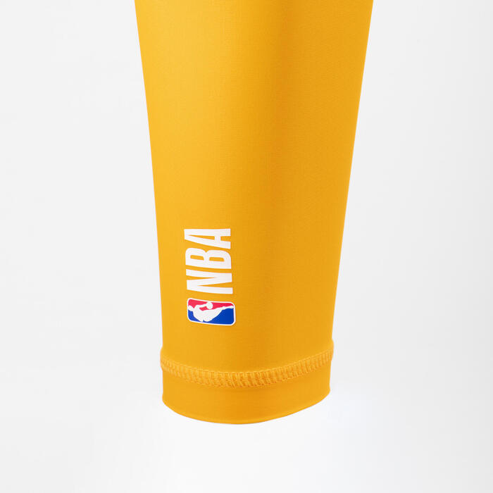 篮球护肘E500 单只装- 黄色/NBA 金州勇士