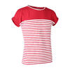 女式航海短袖T恤100 - Red