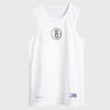 儿童篮球运动紧身衣UT500 - 白色/NBA 布鲁克林篮网