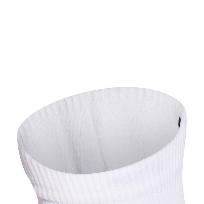 环保设计跑步中筒袜RUN900-白色