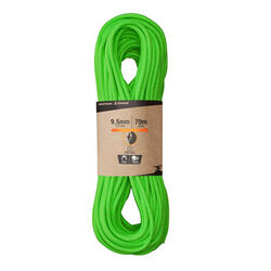 攀岩绳索 9.5 mm x 70 m - 绿色