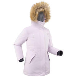 青少年雪地徒步保暖夹克 紫红色丨SH500 U-Warm