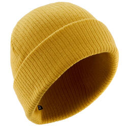成人滑雪保暖帽 黄色FISHERMAN - OCHRE