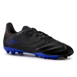 儿童干地皮质足球鞋Viralto II MG - 黑色/蓝色
