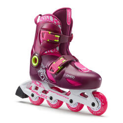 儿童直排轮溜冰鞋Play 5 Tonic - Pink