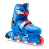 儿童直排轮溜冰鞋Play 3 - Blue/Red