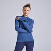 Kiprun 女式冬季保暖轻盈跑步长袖T恤-深蓝色
