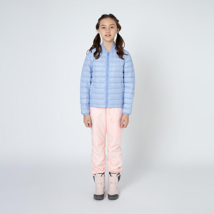 青少年雪地徒步保暖夹克 紫色丨SH500