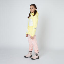 青少年雪地徒步保暖夹克 黄色丨SH500