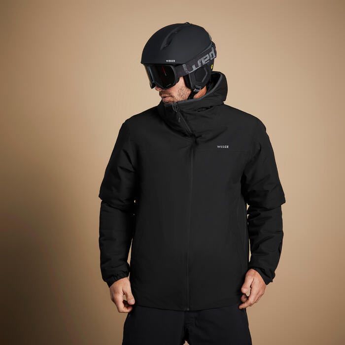 男式滑雪夹克- 100 - BLACK