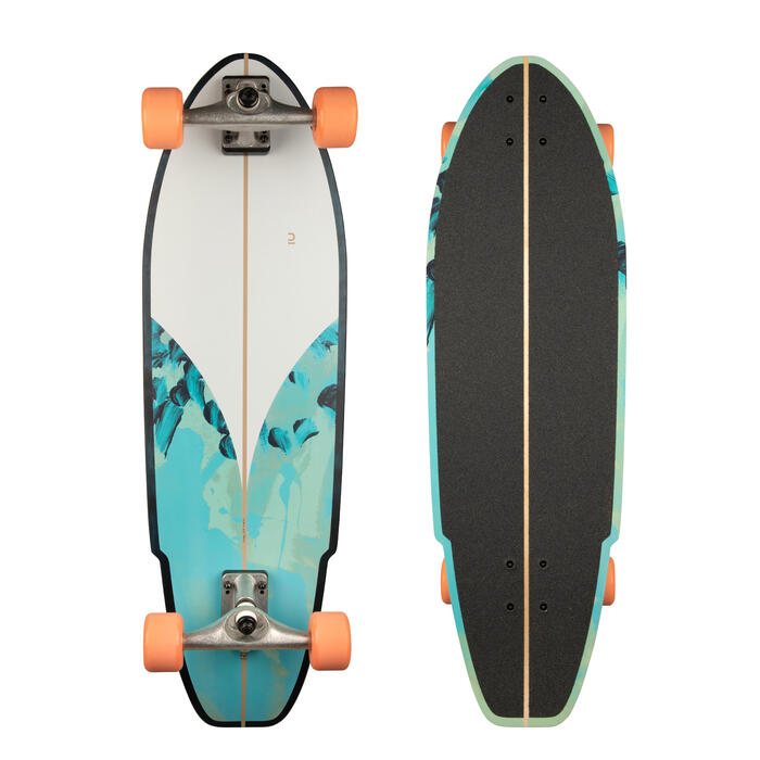 陆地冲浪板 Surfskate Carve 540 - Blue/Green