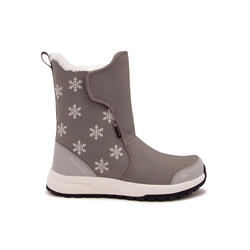 女式防水保暖雪地靴 系带款 灰色丨SH500 X-Warm