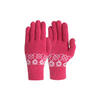 山地徒步保暖手套 300 覆盆子粉红色