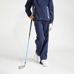 儿童高尔夫防雨裤500-深蓝色