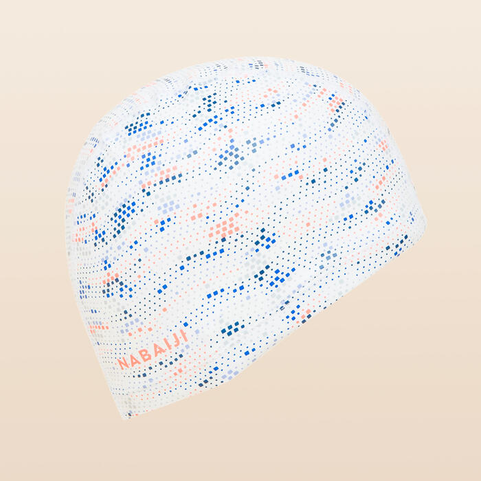 硅胶网布泳帽- PRINT FIRE WHITE