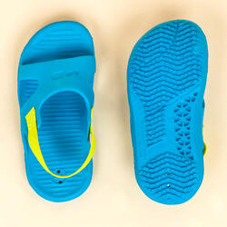 儿童泳池凉鞋100 Basic - Blue/Green