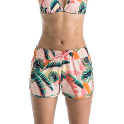 女式冲浪沙滩裤带抽绳和弹性腰围 TINI JUNGLE