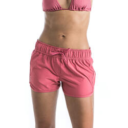 女式沙滩裤带抽绳和弹性腰带TINI PINK