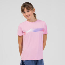 Kiprun儿童跑步田径运动T恤AT 300 粉色
