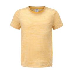 青少年体能透气T恤S500 - 黄色