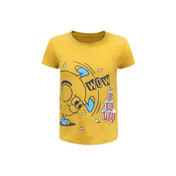 幼童体能基本款 T 恤 - 黄色印花