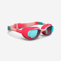游泳眼镜Xbase Dye S号 透明镜片- pink