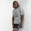 男式篮球T恤/运动服 TS500 Fast - 灰色
