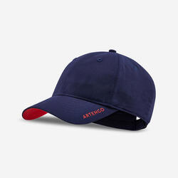 网球运动帽TC500 58厘米-海军蓝/红色