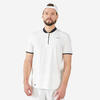 男士网球快干短袖T恤TTS500-灰白色