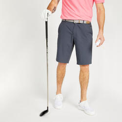男士温暖天气高尔夫短裤500-深灰色