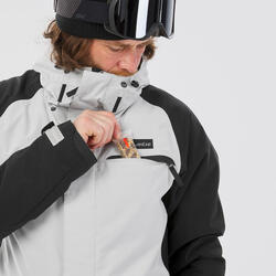 男式单板滑雪夹克 - SNB 100 Grey