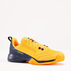 青少年系带网球鞋TS500 FAST-荧光黄