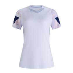 成人女士羽毛球T恤 560(限量款）优雅白