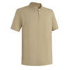 男士温和天气高尔夫短袖Polo衫500-米色