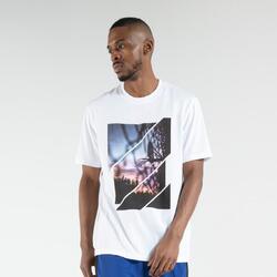 男式篮球T恤/ 运动服TS500 - White Photo