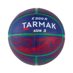 3号篮球K500 Rubber - 紫色/粉色/绿色