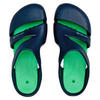 男式泳池拖鞋500 CN - BLUE GREEN